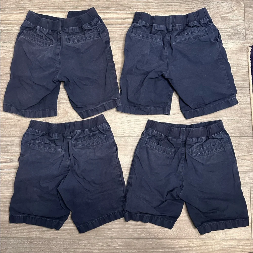 Land’s End Boys Uniform Navy Kids Shorts Size M - Picture 2 of 3